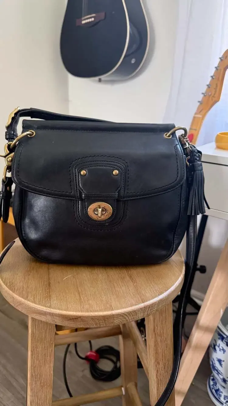 Coach Willis 70th Anniversary Limited Edition Black Crossbody Bag